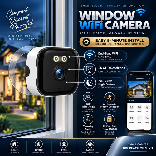 Window security camera 3mp - camera,