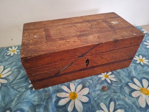 Vintage antique wooden - wooden, inlay