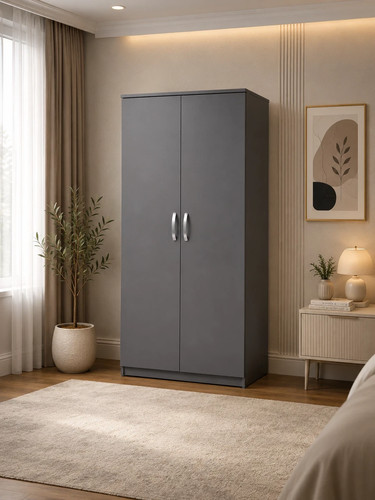 Ready assembled grey door - assembled, 2