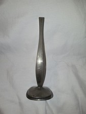 Vintage Silver Plate Single Stem Bud Vase Mid Century Timeless Sleek Design