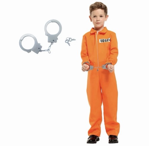 Kids prisoner costume orange - kids,