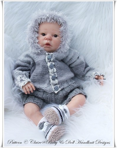 Reborn doll baby knitting - doll,