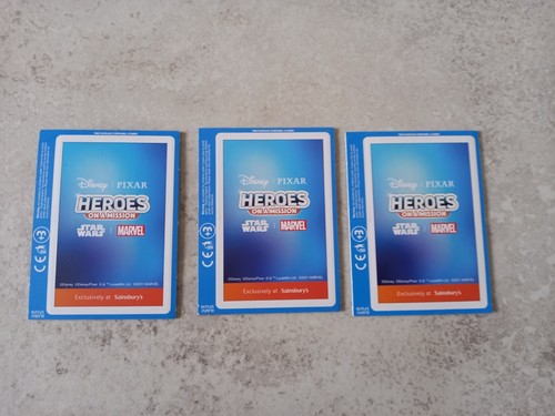 Packs sainsburys heroes - 3,