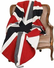 Union Jack Wool Throw/Blanket