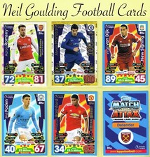 Topps MATCH ATTAX EXTRA 2017-18 ☆ PREMIER LEAGUE ☆ Football Cards