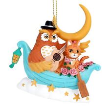 The Owl and the Pussycat Bauble | Nursery Rhyme Christmas Tree Ornament - 8cm