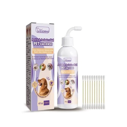 Pet ear rinse - ear, drops