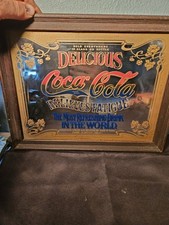 Vintage Large Coca Cola Mirror