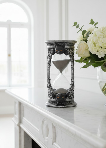 Beautiful black cat hourglass - beautiful,