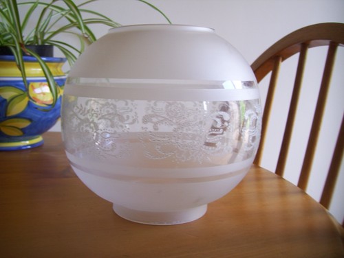 Victorian style etched - style, glass