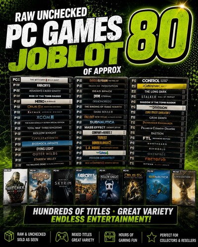 Approx 80x game bundle - approx, pc