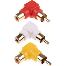 3 x RCA Red White Yellow Phono