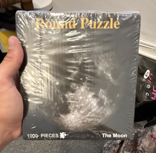 The moon circular - moon, jigsaw
