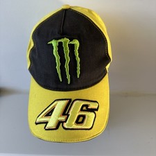 Valentino Rossi 46 Monster Energy Ducati Racing Hype Y2k Yellow Cotton Cap Hat