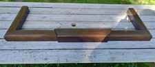 Antique Extendable Oak Fire Place Fender / Fire Hearth Surround / Fire Front