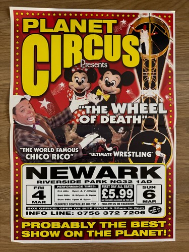 Planet circus poster - circus,