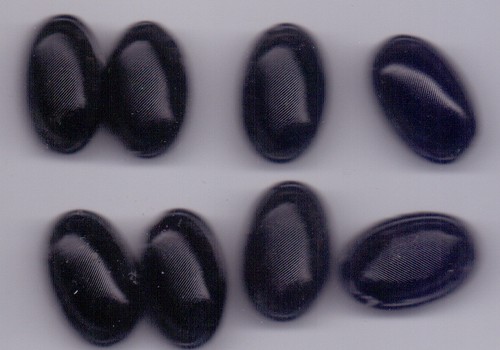 Victorian glass buttons - 8,
