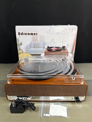 Vinyl record player with - vinyl,