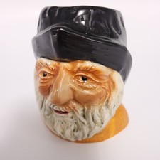 Genuine Staffordshire Hand Painted FISHERMAN S/S SHORTER ENGLAND MUG - Vintage