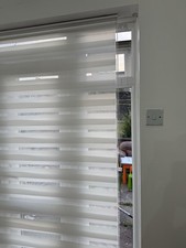 Zebra Roller Blinds Dual Layer Light-Filtering Shade