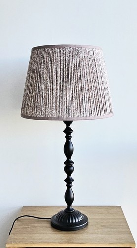 Paisley 34cm pleated lamp - paisley,