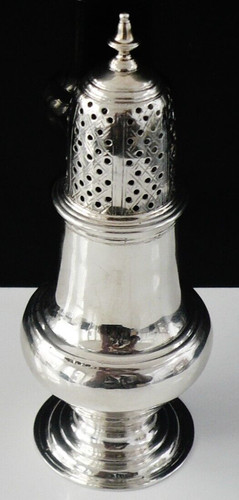 Antique sterling silver pepper - antique,