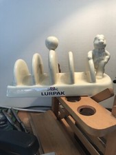 RETRO LURPAK BUTTER CERAMIC TOAST RACK -  6 1/2 INCHES LONG