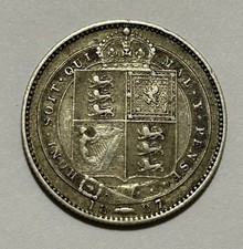 1887 Victoria .925 Silver