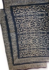 Pair of Navy & Gold Tweed