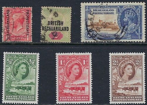 Old stamps from british - stamps,