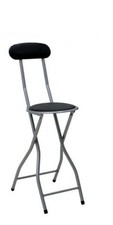 Black Padded Folding High