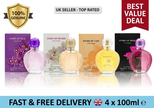 100ml womens perfume gift - 4x,