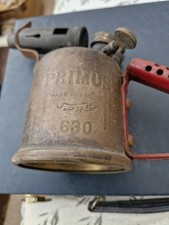 Vintage Brass Primus Made In Sweden NR 630 Blow Torch.