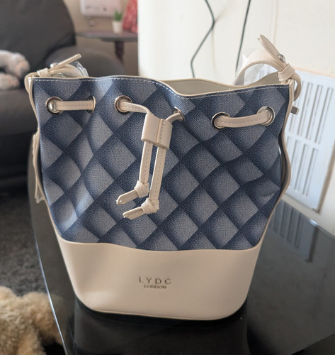 Lydc london blue cream check - lydc,