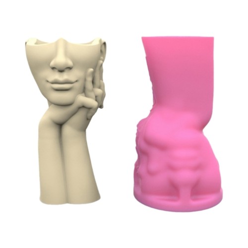 Creative face silicone mould - creative,