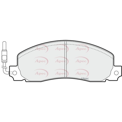 Brake pads set for - brake,