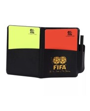 5 x FIFA referee red & yellow