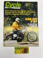 CYCLE MAGAZINE OCTOBER 1974 CAN AM TNT SUZUKI GT RE5 ROTARY VINTAGE