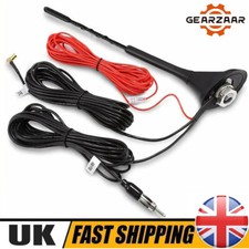 Car Universal Roof Mount Active Amplified DAB + FM Radio Aerial Antenna Mast