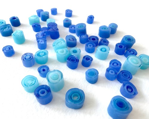 20g blue circle murrini - , for