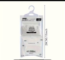 5 Pack Hanging Moisture Absorber Bags - Reusable Dehumidifier for...