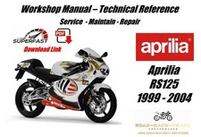 Aprilia rs125 125 service - rs125,