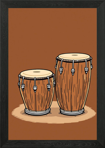Conga drums illustration - conga,
