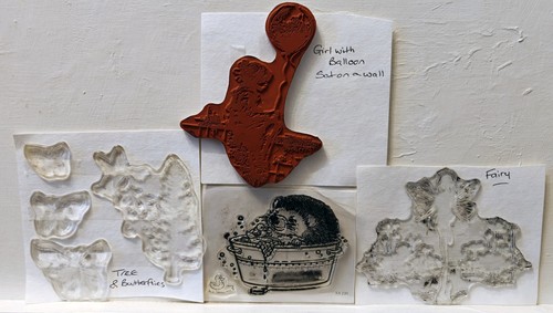 Mixed stamp set hedgehog - set,