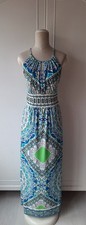 Wallis Green & Blue Maxi Dress
