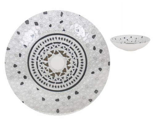 Stoneware embossed pasta - 4x,