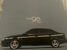 The Saab 95 Aero Range Original Car Sales Info Brochure Collectable 2000