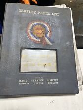 Vintage BMC lorry Parts Manuals