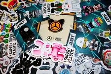 SuperPlastic: 100+ Janky, Guggi, Kranky & Bad Sushi Stickers Pins Collabs &more