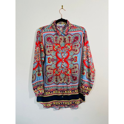 Zara paisley shirt size - zara,
